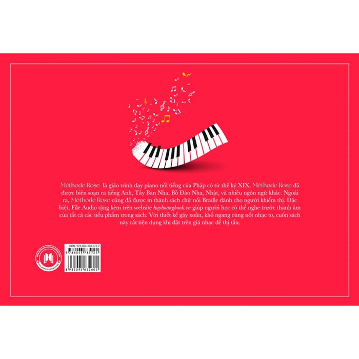 Méthode Rose - Phương Pháp Hồng Năm Thứ Nhất Với Đàn Piano - Tái Bản 2022
