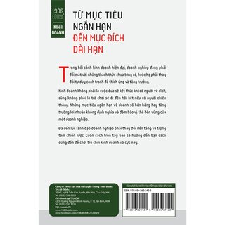 Từ Mục Tiêu Ngắn Hạn Đến Mục Đích Dài Hạn