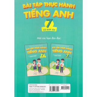 Bài Tập Thực Hành Tiếng Anh Lớp 7 - Có Đáp Án