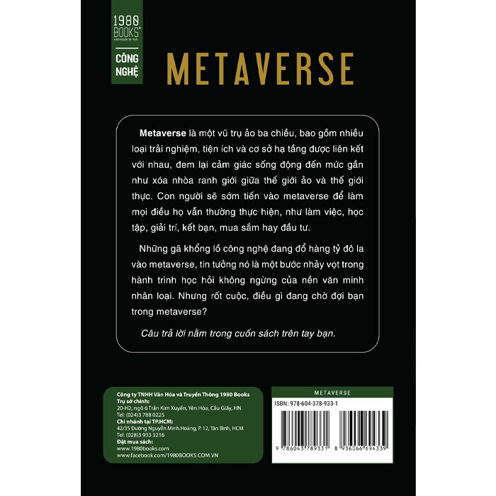Metaverse - Cuộc Cách Mạng Tiếp Nối Blocchain, NFT Và Tiền Điện Tử