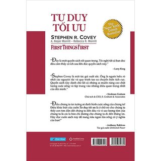 Tư Duy Tối Ưu - First Things First