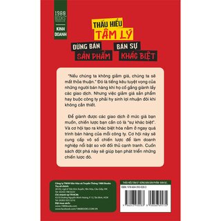 Thấu Hiểu Tâm Lý - Đừng Bán Sản Phẩm - Bán Sự Khác Biệt