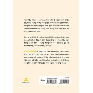 How To Begin - Bắt Đầu Làm Điều Gì Đó Có Ý Nghĩa