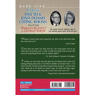 Bí Quyết Đầu Tư Và Kinh Doanh Chứng Khoán Của Tỷ Phú Warren Buffett Và George Soros - Mark Tier