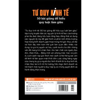 Tư Duy Kinh Tế - 50 Bài Giảng Để Hiểu Quy Luật Làm Giàu