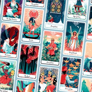 Boxset Tarot Of The Divine Việt Hóa (Bộ Bài, Sách Hướng Dẫn)