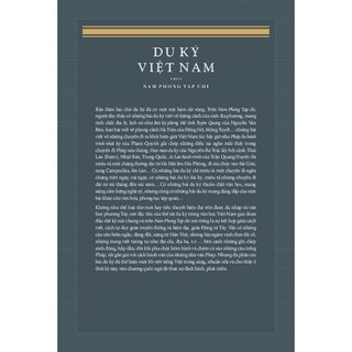 Du Ký Việt Nam Trên Nam Phong Tạp Chí (Bộ 2 Cuốn)