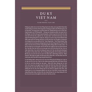 Du Ký Việt Nam Trên Nam Phong Tạp Chí (Bộ 2 Cuốn)