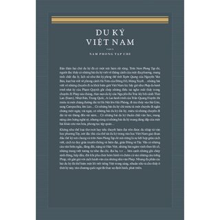 Du Ký Việt Nam Trên Nam Phong Tạp Chí - Tập 1 (Bìa Cứng)