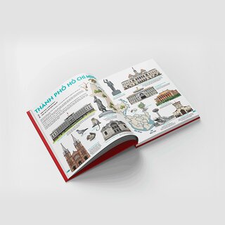Đất Nước Gấm Hoa - Atlas Việt Nam - Ấn Bản Lưu Dấu 63 Tỉnh Thành (Bìa Cứng)