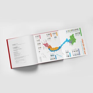 Đất Nước Gấm Hoa - Atlas Việt Nam - Ấn Bản Lưu Dấu 63 Tỉnh Thành (Bìa Cứng)