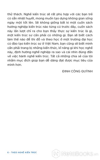 Theo Nghề Kiến Trúc - Hướng Nghiệp Từ Người Làm Nghề