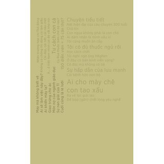 Nhân Trường Hợp Chị Thỏ Bông Và Các Bài Viết Khác