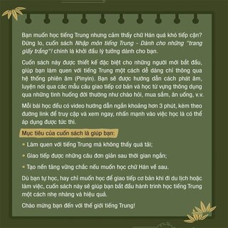 Nhập Môn Tiếng Trung - Dành Cho Những Trang Giấy Trắng!