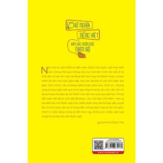 Chữ Nghĩa Tiếng Việt Và Bản Sắc Ngôn Ngữ Nam Bộ