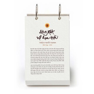 Lịch Bàn 365 Ngày - Lòng Đất Nở Hoa Trời - Thiền Sư Thích Nhất Hạnh
