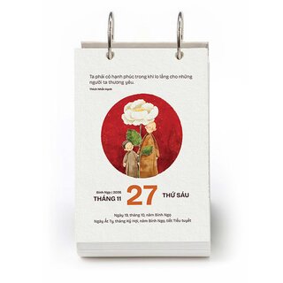 Lịch Bàn 365 Ngày - Lòng Đất Nở Hoa Trời - Thiền Sư Thích Nhất Hạnh