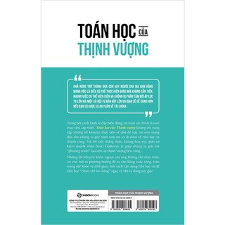 Toán Học Của Thịnh Vượng - Phép Tính Đơn Giản Để Đạt Được An Toàn Tài Chính - Scott Galloway