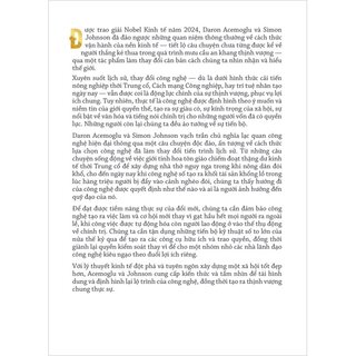 Quyền Lực Và Tiến Bộ - Daron Acemoglu, Simon Johnson