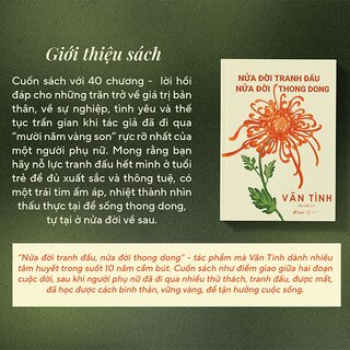 Nửa Đời Tranh Đấu - Nửa Đời Thong Dong - Vãn Tình