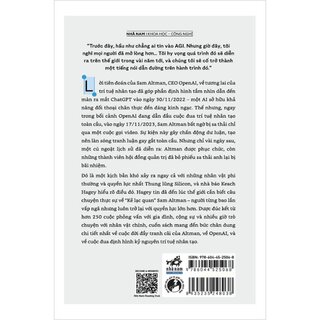 Kẻ Lạc Quan - Sam Altman, Open AI Và Cuộc Đua Kiến Tạo Tương Lai - Keach Hagey