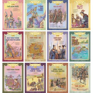 Lịch Sử Việt Nam Bằng Tranh - Bộ Dày (Hộp 12 Cuốn)