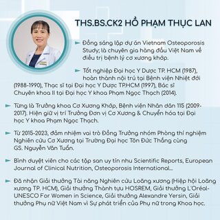 Loãng Xương - Dịch Tễ Học, Chẩn Đoán, Quản Lý, Phòng Ngừa - GS. Nguyễn Văn Tuấn, BS. Hồ Phạm Thục Lan