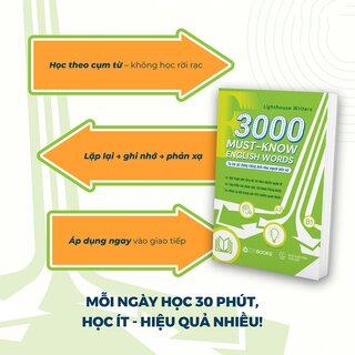 3000 Must-Know English Words - Tự Tin Sử Dụng Tiếng Anh Như Người Bản Xứ - Lighthouse Writers
