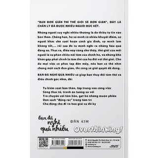 Bạn Đã Nghĩ Quá Nhiều - Đàn Kim