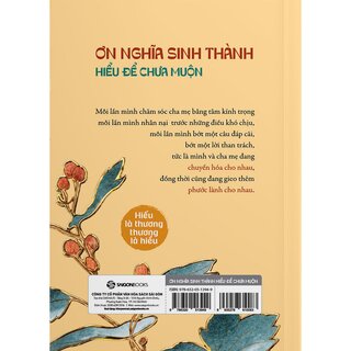 Ơn Nghĩa Sinh Thành - Hiểu Để Chưa Muộn - Thích Pháp Hòa