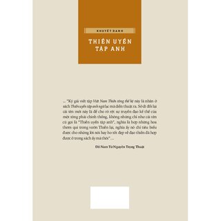 Thiền Uyển Tập Anh (Bìa Cứng)
