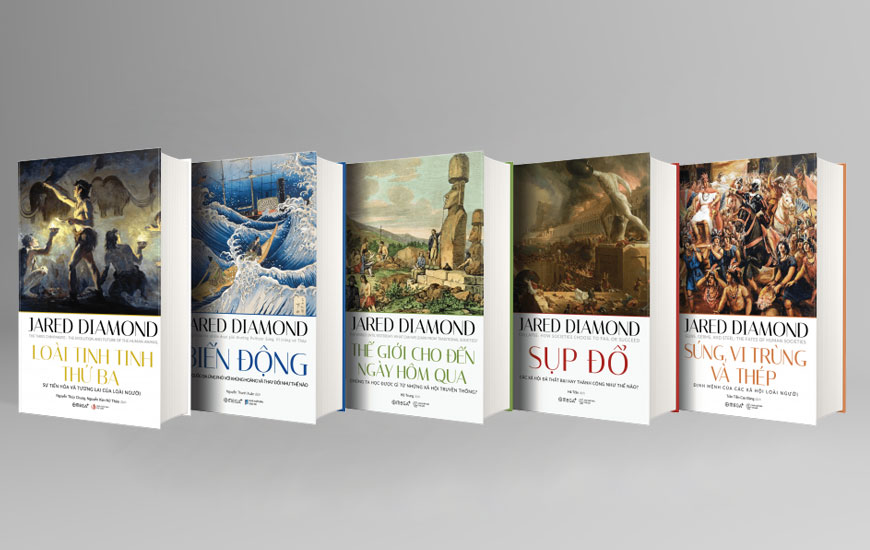 Thế Giới Bốn Triệu Năm - Bộ 5 cuốn sách về Lịch sử nhân loại của Jared Diamond