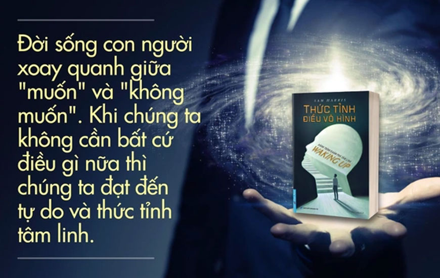 Sách "Thức Tỉnh Điều Vô Hình - Hành Trình Khám Phá Tâm Linh" của tác giả  Sam Harris - 2