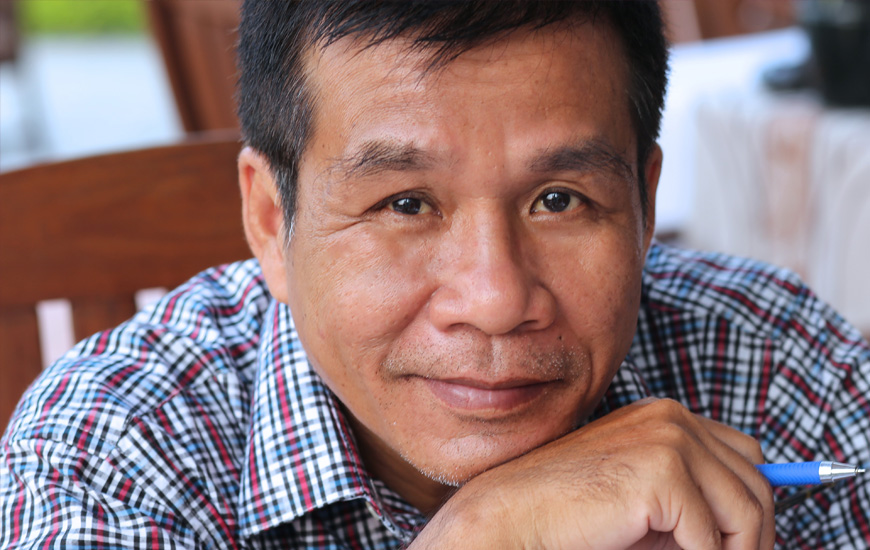 Nhà thơ, nhà báo Lê Minh Quốc
