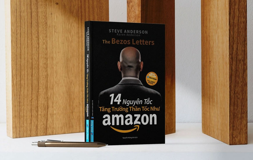 Sách 14 Nguyên Tắc Tăng Trưởng Thần Tốc Như Amazon. Tác giả Steve Anderson