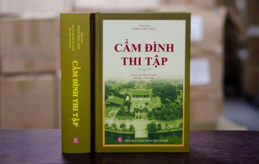 Sách Cẩm Đình Thi Tập -  Tác giả Thám Hoa Phan Thúc Trực - 2