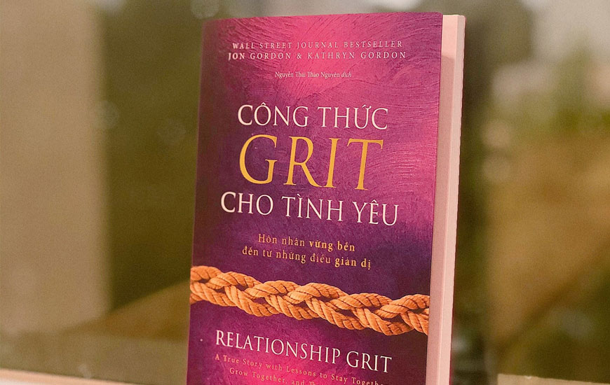 Sách Công Thức GRIT Cho Tình Yêu. Tác giả Jon Gordon , Kathryn Gordon