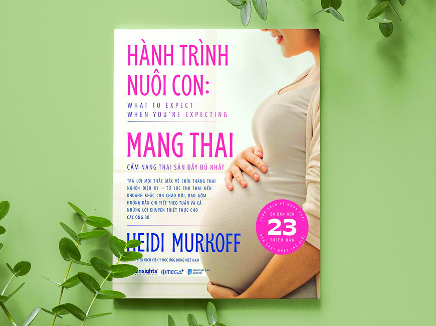 Sách Hành Trình Nuôi Con: Mang Thai. Tác giả Heidi Murkoff
