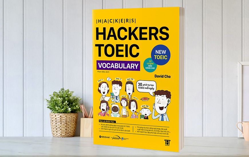 Sách Hackers Toeic Vocabulary. Tác giả David Cho