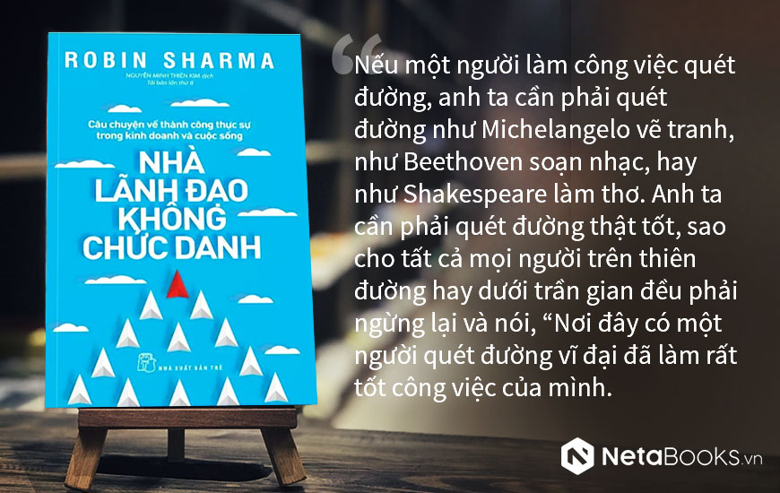 Sách "Nhà Lãnh Đạo Không Chức Danh" của tác giả Robin Sharma