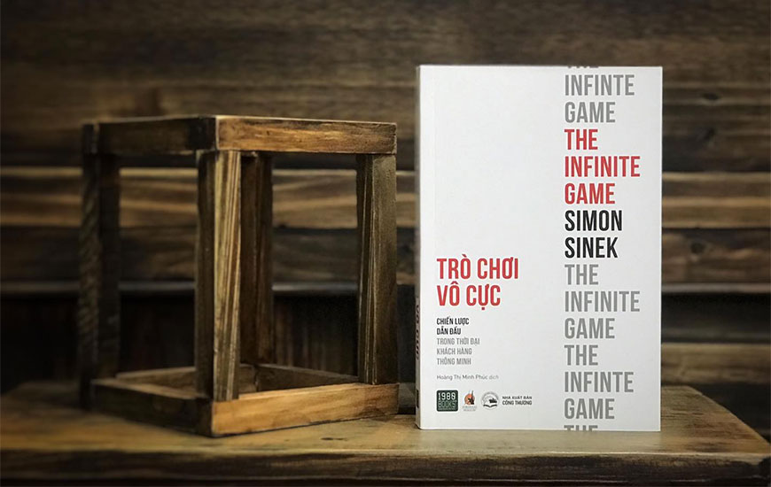 Sách Trò Chơi Vô Cực. Tác giả Simon Sinek