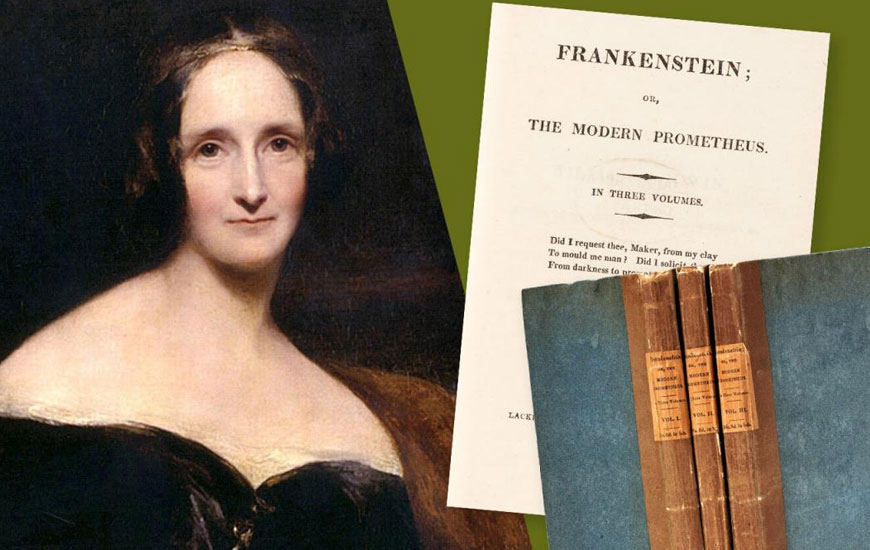 Mary Shelley viết Frankenstein khi mới 18 tuổi. Ảnh: Christie's/ The Times.